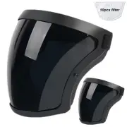 2 Pack Plastic Face Shield, Full Safety Face Protection Equipment with for Un...