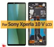 OEM For Sony Xperia 10 V LCD Display Touch Screen Digitizer Replacement + Frame