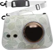 TOGEVAL Breathable Cat Carrier Bag Portable Dog Pouch with Window Design for Outdoor Travel Durable and Easy to Clean for Cats Dogs and and Tea Color