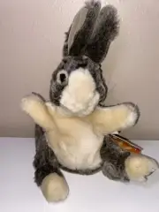 Folkmanis Baby Dutch Rabbit Full Body Hand Puppet Plush 10" Bunny Kids D