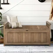 ALFORDSON Outdoor Storage Bench Garden Patio Furniture L (Brown)