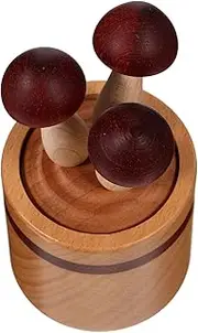 Essential Oil Diffuser Diffusers for Home Aroma Diffuser Passive Oil Diffuser Small Oil Diffuser Diffusers for Essential Oils Mushroom Oil Diffuser Wood Diffuser Light Brown Wooden