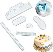 Joinor 6pcs/Set Baby Shoes DIY Cake Fondant Mold Kids Sneaker Fondant Cake Decorating Baking Tool Mould Cake Tool Accessories