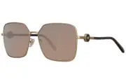 Versace VE2227 14105A Sunglasses Men's Matte Gold/Brown Mirror Gold 59mm