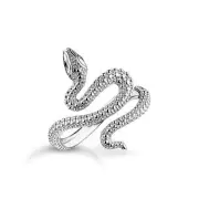 Genuine THOMAS SABO Romance Snake ring silver