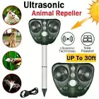 Solar Animal & Pets Ultrasonic Bird Repeller Motion Sensor Snake Cat Deterrent