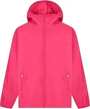 [Mukua] Unisex Children's Wz70k_408_12/14 Windproof, Fluorescent Pink, Size 12/14, fluorescent pink, Talla 12/14