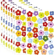 24 Sheets Cute Mini Small Flower Stickers for Scrapbooking 936 Pcs Colorful Self-Adhesive Decals for Kids Girls DIY Art Crafts