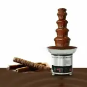 5 Tiers Chocolate Fountain Machine Fondue Maker Heated Waterfall Household Party