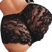 [zcgoxvn] Womens Lace Briefs Sexy Thongs Low Waist Panties Breathable Tangas Comfy Hipster Underwear Naughty Role Play Lingerie