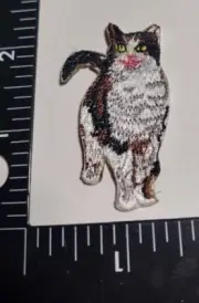 Kitty Cat Embroidery Iron-Sew Quality Patch Fast Free Shipping