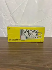 CORSAIR iCUE H100i RGB Elite White 240mm Liquid CPU Cooler For AMD And Intel