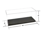 Acrylic Display Case 1/18 Scale Models Black Leather Base Mijo Exclusives