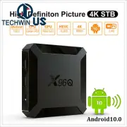 X96Q TV Box Quad Core 2GB+16GB WiFi 4K Media Player Android 10.0 TV Box B2AM