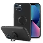 Liquid Silicone Case with Kickstand Ring & Magnetic Plate for iPhone 13,Pro,Max