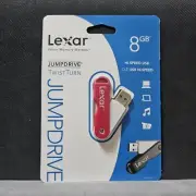 Lexar JumpDrive TwistTurn 8 GB High Speed USB Flash Drive~ Assorted Colors~ NEW