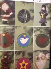 Vogue Sewing Pattern 7649 Christmas Ornaments One Size UC Craft