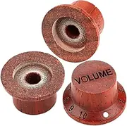 SWOOMEY Useful Guitar Accessory 3 Pack Volume Control Knob Potentiometer Knob Hats for Guitar