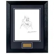 Jerry Eisenberg Drawing of Magilla Gorilla Signed Framed Photo
