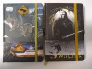 Witcher and Jurassic World Premium A5 notebook, 2 pieces