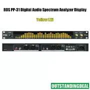 BDS PP-31 Yellow LED Digital Audio Spectrum Analyzer Display 1U VU Meter ot25