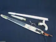 Order Walking Stick Violin Pochette,Norwegian fiddle violin,reg and neck