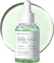 TOSOWOONG Green Tomato Pore Ampoule with Green Tomato, Witch Hazel and Hyaluronic Acid for Face Moisturizer and Pore Minimizing Treatment, Korean Skincare, 30ml, 1.01 fl. oz.