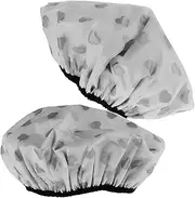 NULYLU 2pcs Silk Cap Heat Cap for Hair Conditioning Sauna Non-electric Self-heating Design Double-layer Waterproof