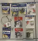 Mustad Demon Circle 3X Hooks 7/0 Qty 6 39950BL Also 39960D Qty 4 Various Leaders