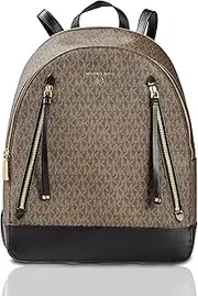 [Michael Kors] BROOKLYN Women's Backpack M, Braun, M
