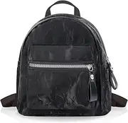 [WisePoint] Cute Mini Backpack, PU Leather Ladies Backpack Small Backpacks for Women, Women's Fashion Backpacks with Adjustable Shoulder Strap for Working, Shopping, Travelling