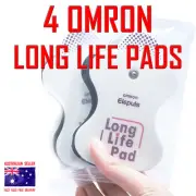 Omron HV-F128 ELECTRODE TENS PADS - 4 Omron LONG LIFE PADS