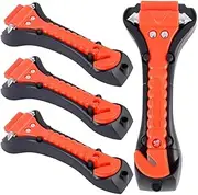 4 Pack Car Safety Hammer Antiskid Car Emergency Window Break Escape Hammer Safety Seat Belt Cutter Tool Saving Survival Kit