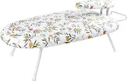 Ironing Board with Folding Legs, Tabletop Ironing Board, Cotton Fabric Cover, Foldable Tabletop Ironing Board with Iron Rest