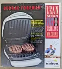 GEORGE FOREMAN GRILLING MACHINE #GR10 Salton (Black) - NEW IN BOX