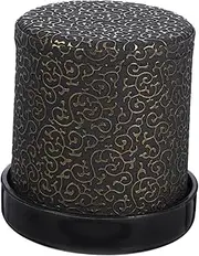 ifundom 1 Set Dice Cup Dice Shaker Cup Dice Rolling Cup Professional Dice Cups Dice Cup with Dices Silent Dice Cups Dice with Cup Dice Cup Games Game Supplies Leather Black