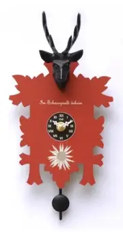 Kuckulino Black Forest Clock with quartz movement and cuckoo ch.. TU 3005 PQ NEW