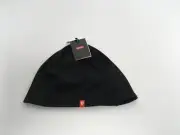 Airhole Pilot Polar Fleece Black Beanie Hat Warm Lightweight Skull Cap NWT