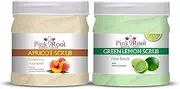Apricot Scrub 500gm with Green Lemon Scrub 500gm