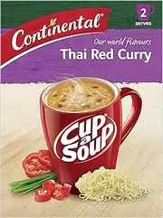 [Continental] Cup-A-Soup | Asian Thai Red Curry, 2 pack, 60g