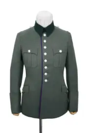 WW2 German Heer M27 Officer chaplains Gabardine piped service tunic I