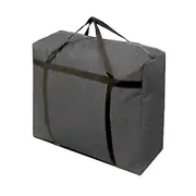 riin 1x Medium Home Storage Bag Waterproof Clothes Quilt Organizer for Moving House Luggage Xmas Christmas Tree Model #35 Black