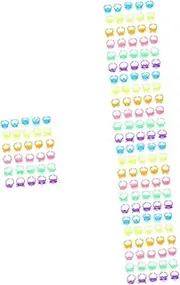 5sets Cartoon Plastic Finger Rings for Play Jewelry Safe Accessories for Party Favors and Pretend Play Styles Random Color 100pcs*5