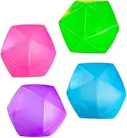 Fidget Toys Stress Cube 4 Pack Squeeze Stress Balls for Kids Adults, Squishy Stress Balls Fidget Ball for Hand Exerciser, Malt Sugar Ball Squeeze Ball to Increase Hand Flexibility