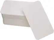 MIETONG 150 Pcs Blank Kraft Cards - 9 x 5.4cm Message Card Word Card Business Cards Gift Tags Paper Cards Doodle Hand-Drawn Note Cards for School, Home,Office Supply (White)