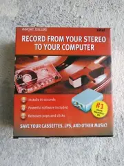 XITEL Inport Deluxe Audio Recording Kit ~ Record Cassettes, LPs to Your Computer