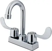 Kingston Brass Two-Handle 2-Hole Deck Mount Bar Faucet