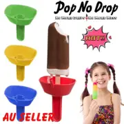 Popsicle Holder Mess Free Frozen Treats Holder with Straw CR