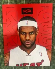 2024 July PSA Magazine Trading Guide Lebron James Miami Heat Red Version