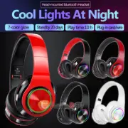 Wireless Gaming Headset Bluetooth Headphone Stereo Earphone Noise Cancelling Mic